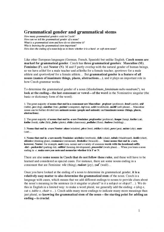 picture1_Czech Grammar Pdf 104017 | Genderstems