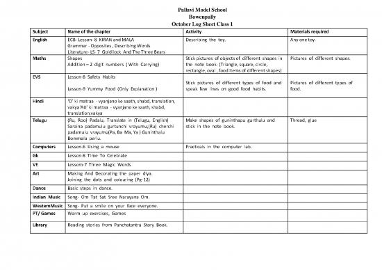 picture Hindi Grammar Pdf 103378 | Grade I 1