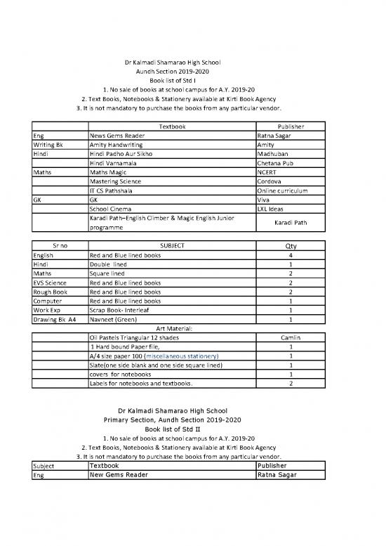 picture1_Art Therapy Pdf 104317 | Kalmadi School Aundh Book List 19 20