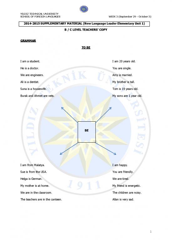 picture Language Pdf 103808 | Language Leader Elementary Unit 1