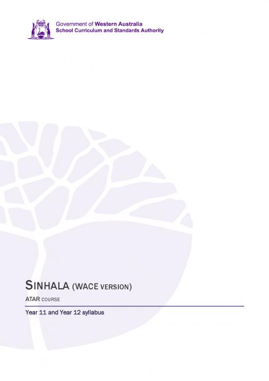 picture1_Education Pdf 102806 | Languages Interstate Wace Version Atar Syllabus Sinhala 2022 2024