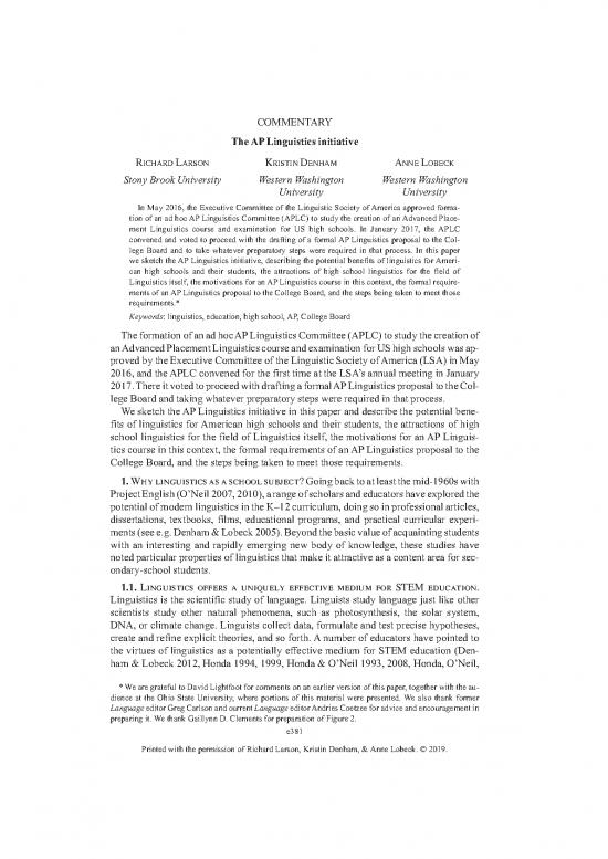 picture Linguistics Pdf 103610 | Larson Denham Lobeck19