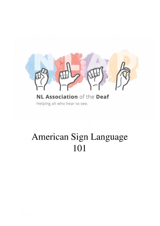 picture Language Pdf 103286 | Mun Asl Lesson 1