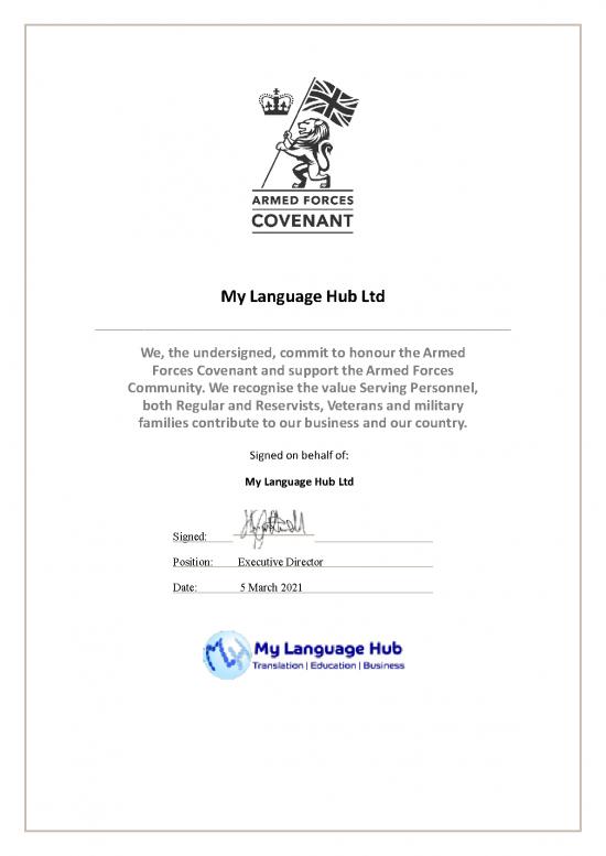 picture1_Pdf Language 103943 | My Language Hub Ltd Armed Forces Covenant 20210305