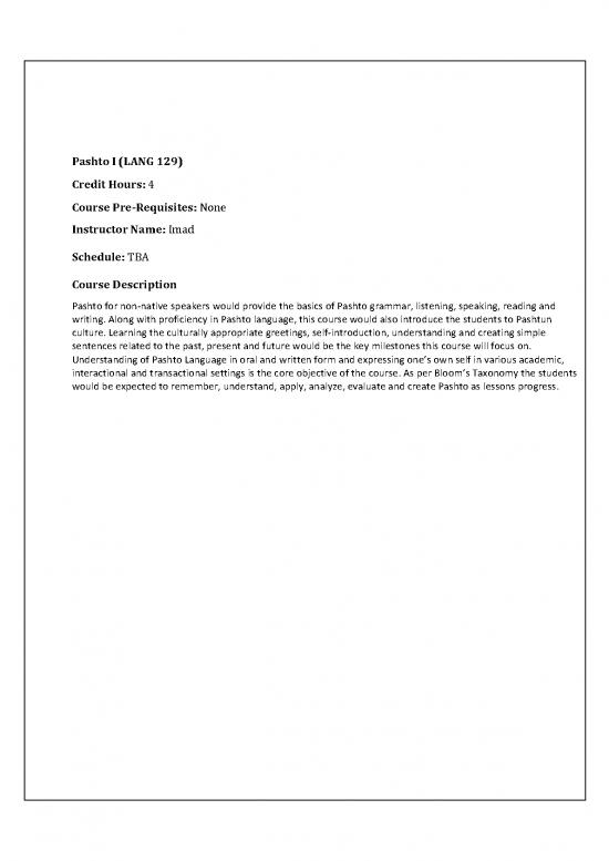 picture Language Learning Pdf 103899 | Pashto 1