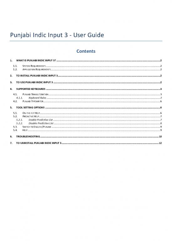 picture_Language Pdf 103256 | Punjabi Indic Input 3 User Guide