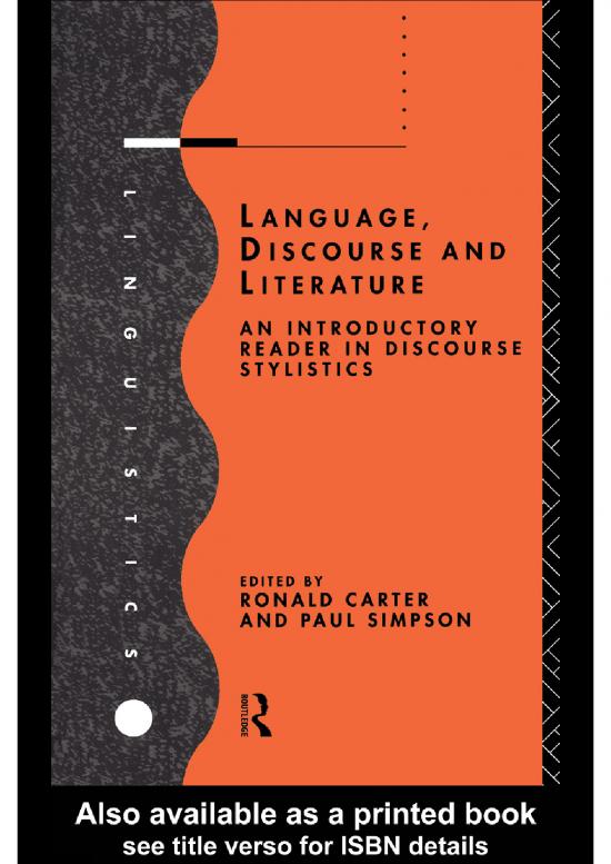 picture_Pdf Language 104676 | Ronald Carter Paul Simpson Language Discourse Bokos Z1