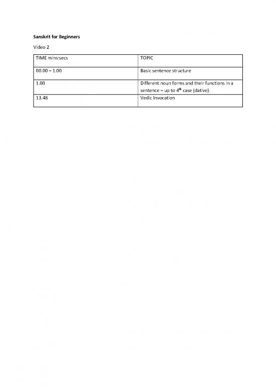 picture Sanskrit Pdf 103501 | Sanskrit For Beginners 2