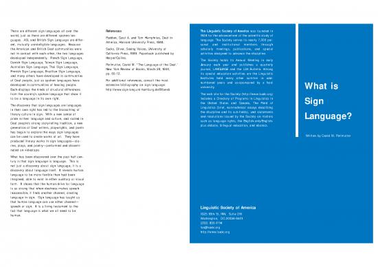 picture Language Pdf 103164 | Sign Language