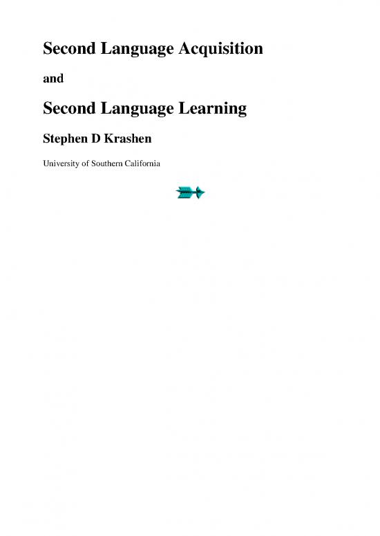 picture Language Pdf 103533 | Sl Acquisition And Learning