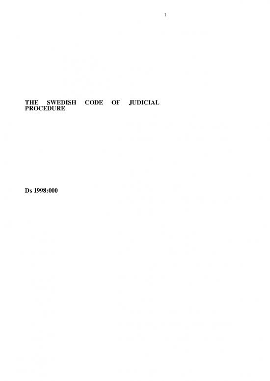 picture Complete Swedish Pdf 103034 | The Swedish Code Of Judicial Procedure Ds 1998 65