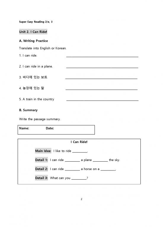 Korean writing practice pdf 104018 super easy reading 2e 3 writing