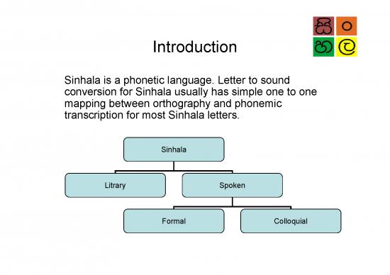 sinhala presentation pdf