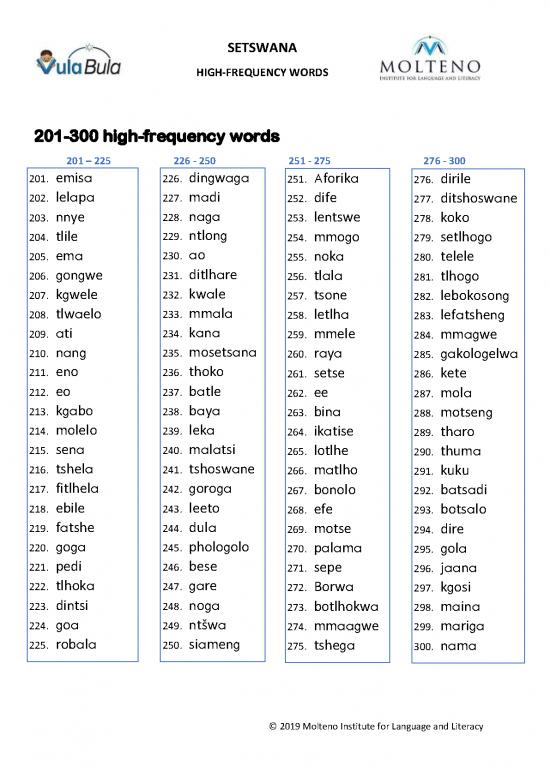 Setswana words list vrogue co