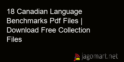 picture 18 Canadian Language Benchmarks Pdf Files | Download Free Collection Files