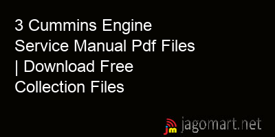 picture 3 Cummins Engine Service Manual Pdf Files | Download Free Collection Files