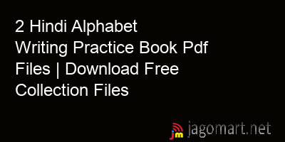 picture 2 Hindi Alphabet Writing Practice Book Pdf Files | Download Free Collection Files