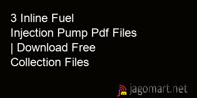 picture 3 Inline Fuel Injection Pump Pdf Files | Download Free Collection Files