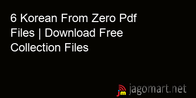 picture 6 Korean From Zero Pdf Files | Download Free Collection Files