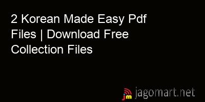 picture 2 Korean Made Easy Pdf Files | Download Free Collection Files