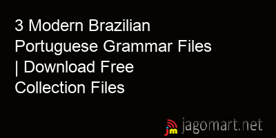 picture 3 Modern Brazilian Portuguese Grammar Files | Download Free Collection Files