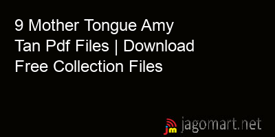 picture 9 Mother Tongue Amy Tan Pdf Files | Download Free Collection Files