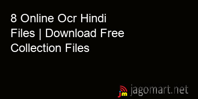 picture 8 Online Ocr Hindi Files | Download Free Collection Files