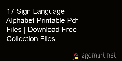 picture 17 Sign Language Alphabet Printable Pdf Files | Download Free Collection Files