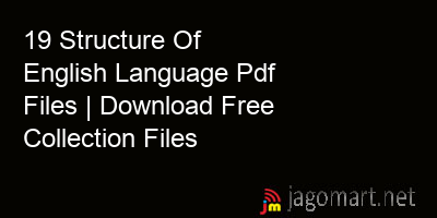 picture 19 Structure Of English Language Pdf Files | Download Free Collection Files