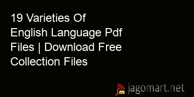 picture 19 Varieties Of English Language Pdf Files | Download Free Collection Files