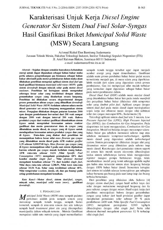 picture Diesel Pdf 106716 | 194153 Id Karakterisasi Unjuk Kerja Diesel Engine