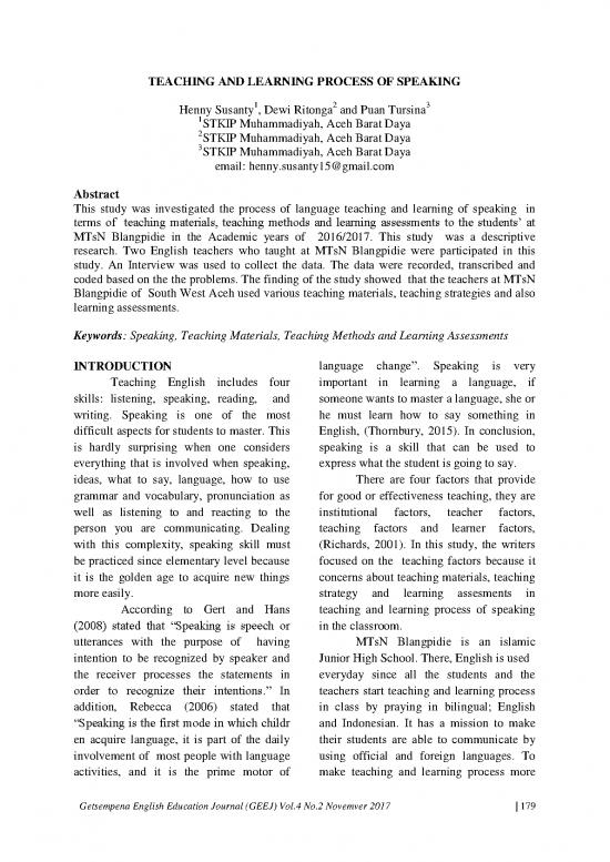picture1_Learning English Speaking Pdf 105722 | 217620 Teaching And Learning Process Of Speakin