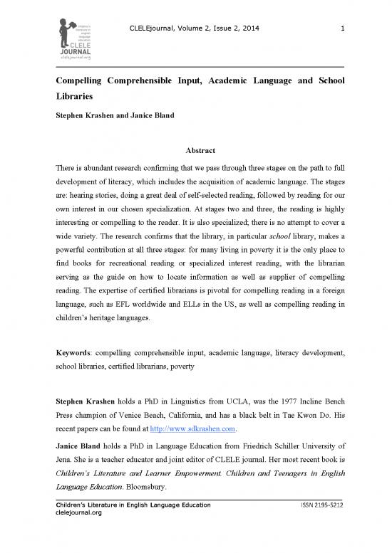 picture1_Stephen Krashen Pdf 105365 | Article Stephen Krashen Janice Bland Clelejournal Vol 2 2014