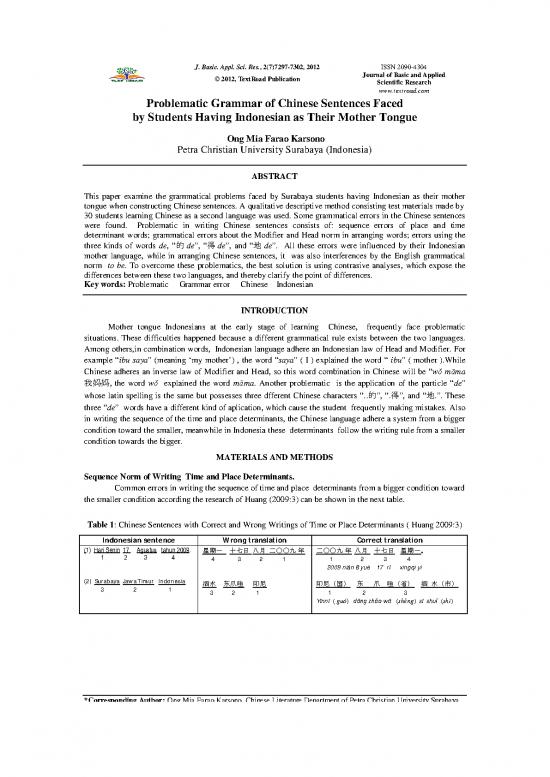 picture1_Indonesian Grammar Pdf 106038 | Basi App Sc Re, 2(7)7297 7302, 2012 Prob Gram