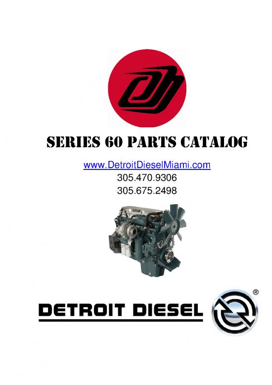 picture_Detroit Diesel Miami Series 60 Parts Catalog
