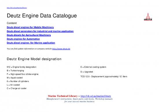 picture Diesel Pdf 107115 | Deutz Engine Manuals