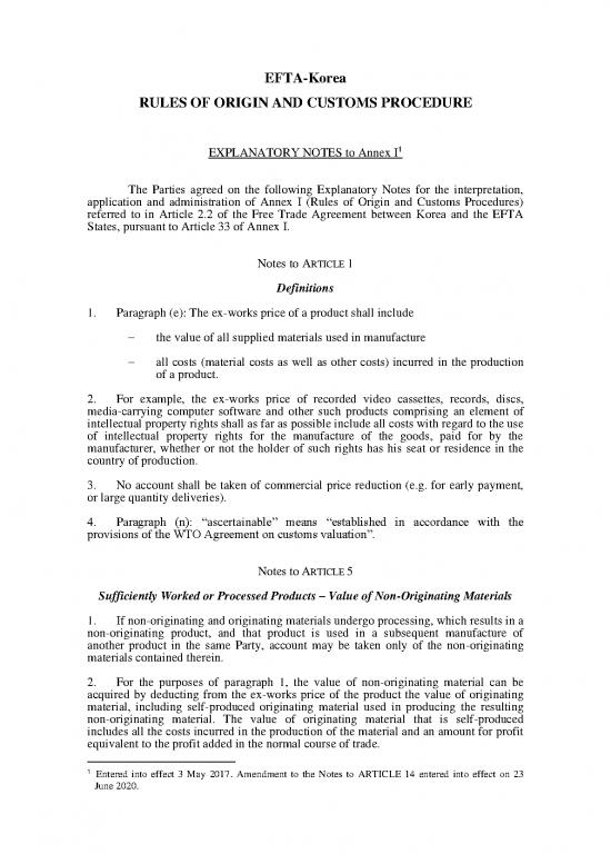 picture_Theory Of Production Pdf 104915 | Efta Korea Explanatory Notes To Annex I And Appendices
