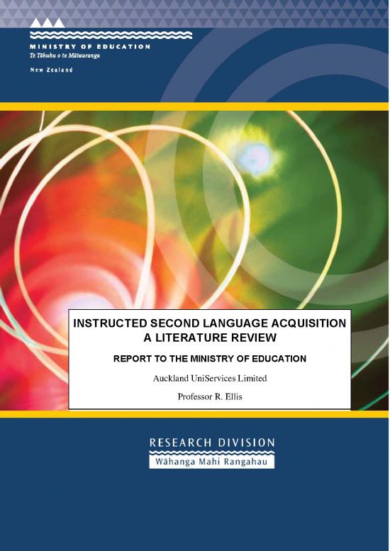 picture1_Rod Ellis Second Language Acquisition 105797 | Ellis Instructed Second Language   Latest Version