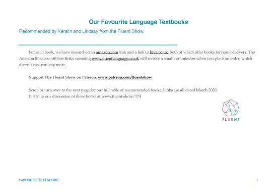 picture_Fluent Show Favourite Books