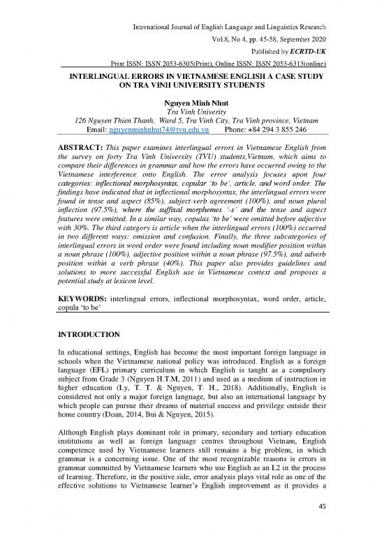 picture Pdf Language 104899 | Interlingual Errors In Vietnamese English