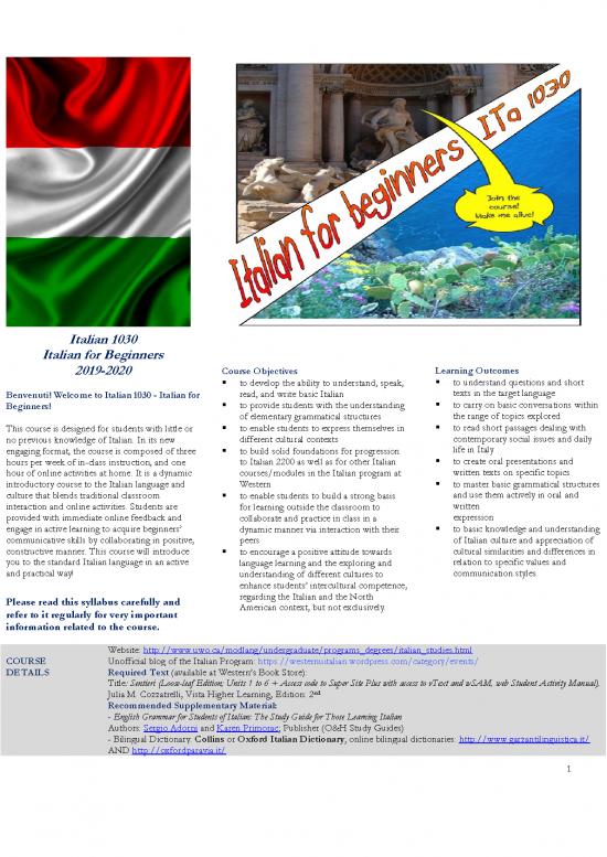 picture_Learning Pdf 106474 | Ita1030 2019 2020 Syllabus