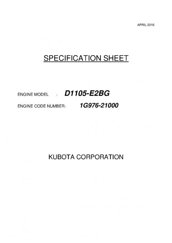 picture Diesel Pdf 106801 | Kubota D1105 E2bg