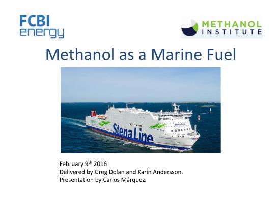 Fuel Pdf 106991 | Methanol As A Marine Fuel Webinar