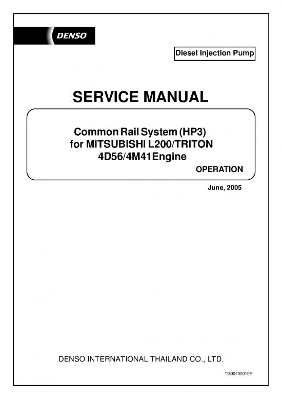 picture Diesel Pdf 107064 | Mitsubishi L200 Triton