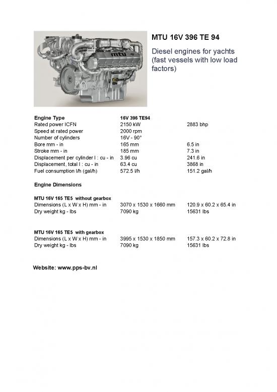 picture_Diesel Pdf 107039 | Mtu 16v396
