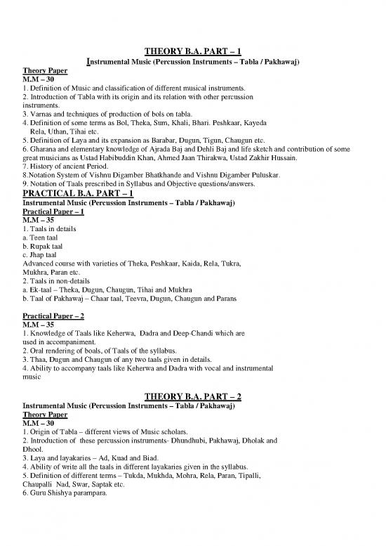 picture_Music Therapy Pdf 105871 | New Syllabus Of Ba Tabla