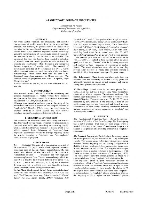 picture Arabic Vowels Pdf 105030 | P14 2117