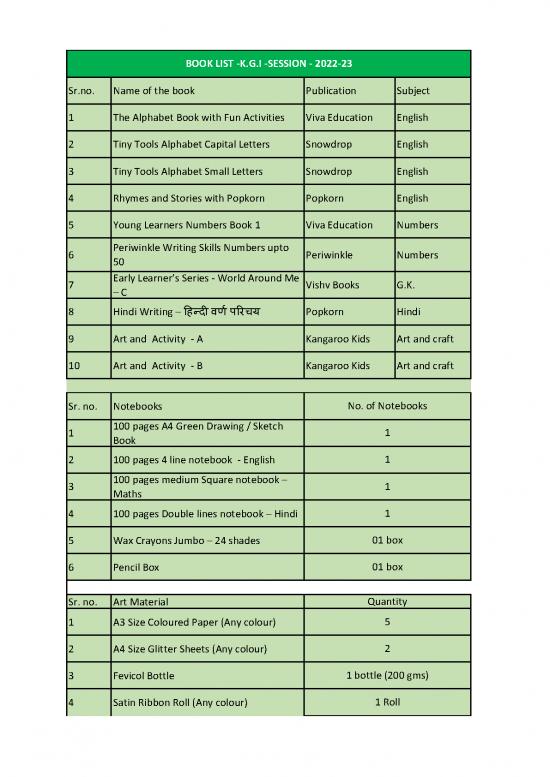 picture Art Therapy Activities Pdf 105834 | Pre Primary Booklist 2022 23