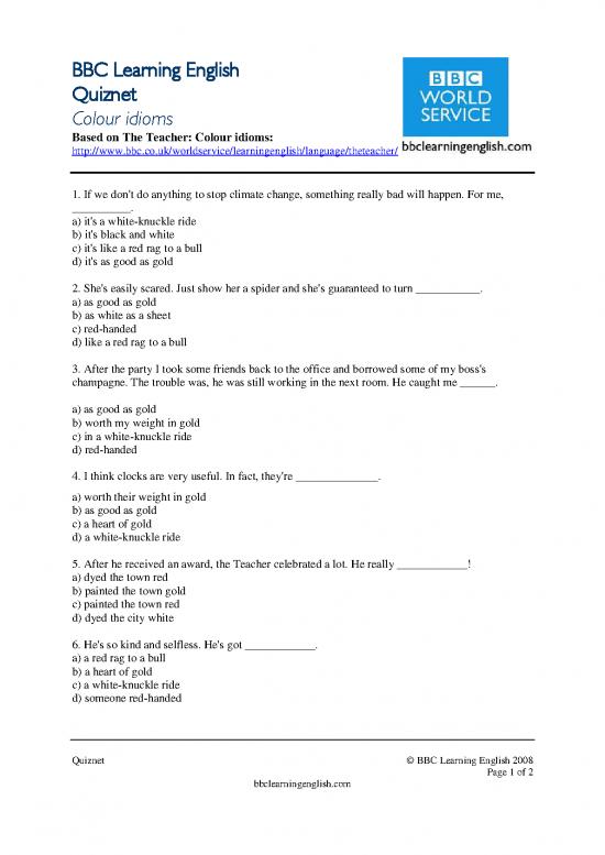 picture1_Colour Idioms Pdf 105679 | Qnet 230 Colours