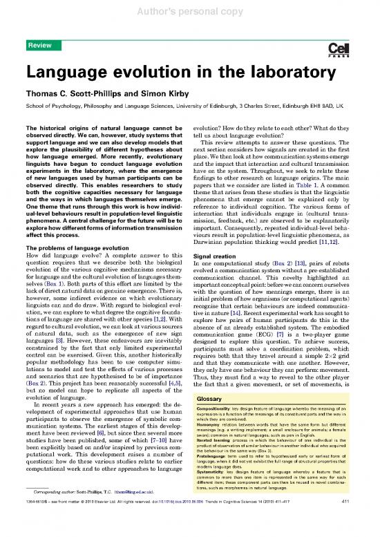 picture1_Evolution Of Language Pdf 105763 | Scott Phillips Kirby 2010 Language Evolution In Lab